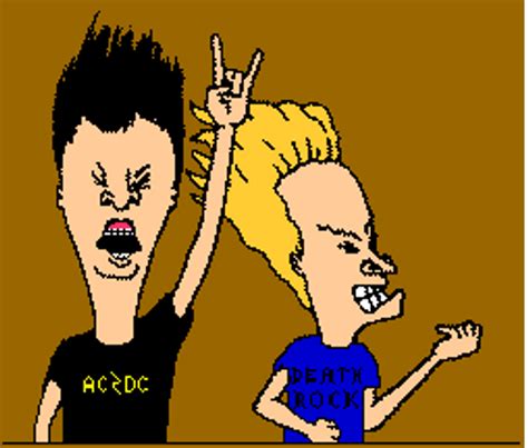 Beavis And Butthead Headbanging