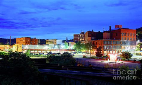 Downtown Fitchburg, Massachusetts Skyline Photograph by Denis Tangney Jr - Pixels