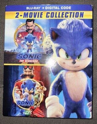 SONIC THE HEDGEHOG: 2-Movie Collection (Blu-ray + Digital Code) NEW EUR ...