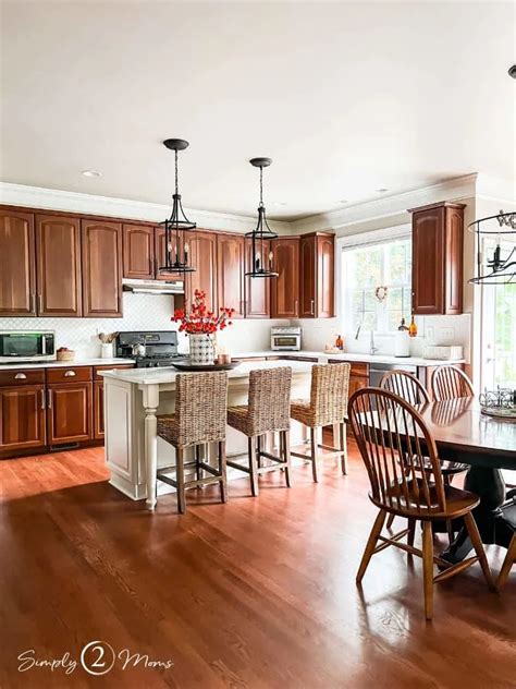 How to Update a Kitchen with Cherry Cabinets Without Painting