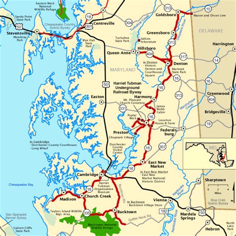 Harriet Tubman Underground Railroad Map | Images and Photos finder