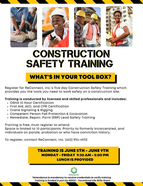 Construction Safety Training is Back!