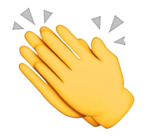 Clapping Emoji Png Clap Emoji Transparent Background Transparent | Images and Photos finder