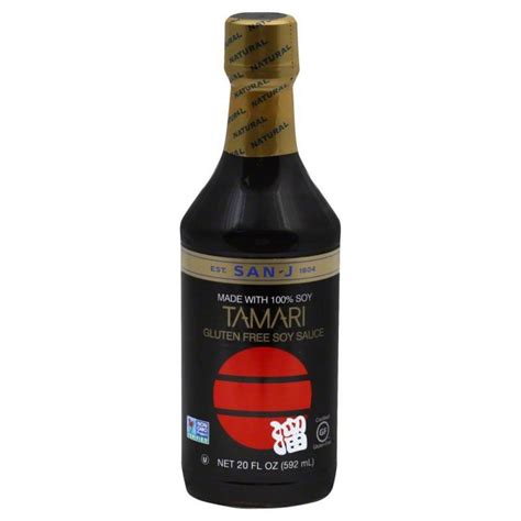 San-J Tamari Soy Sauce 20 oz (6 Pack)