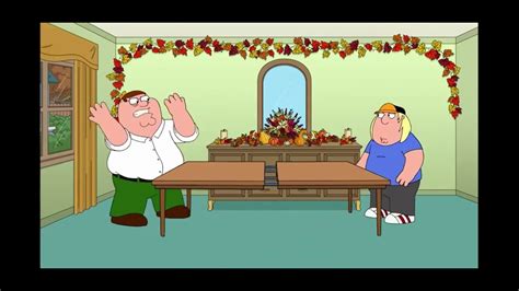 Family Guy S.18: Peter puts extra leaf in the dining table - YouTube