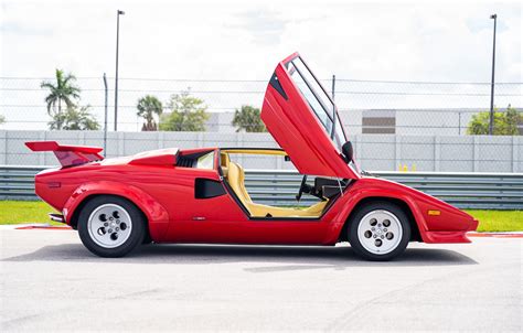 Wallpaper Lamborghini, lambo, Countach, LP5000 S, side view, Lamborghini Countach LP500 S images ...