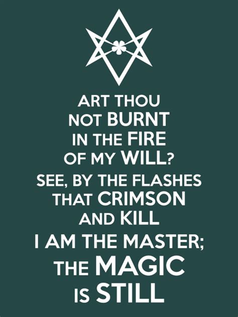 Aleister Crowley Quotes On Magic. QuotesGram