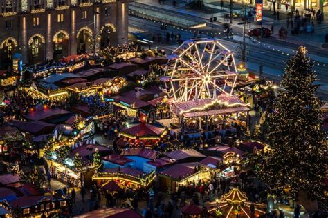 Dresden Famous Christmas Market Stock Image - Image of holiday, dresden ...