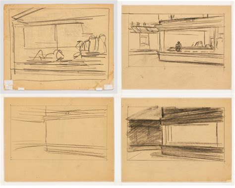 How Edward Hopper Storyboarded ‘Nighthawks’