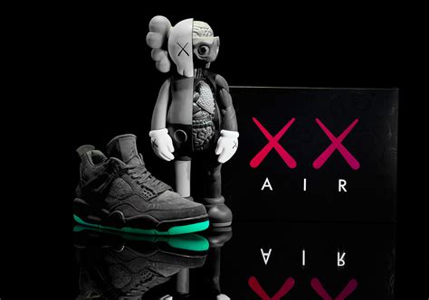 KAWS Air Jordan 4 Glow In The Dark Sole | SneakerNews.com