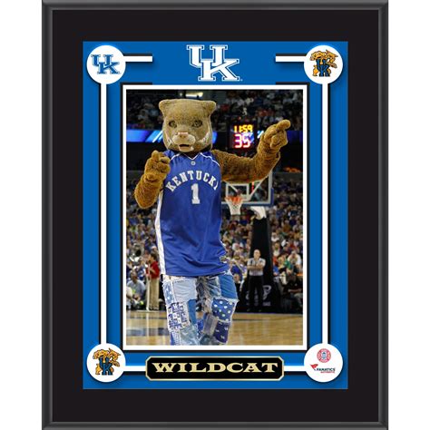 Kentucky Wildcats Wildcat Mascot Sublimated 10.5" x 13" Plaque