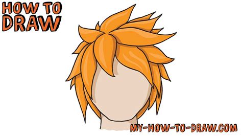 How To Draw Spiky Boy Hair