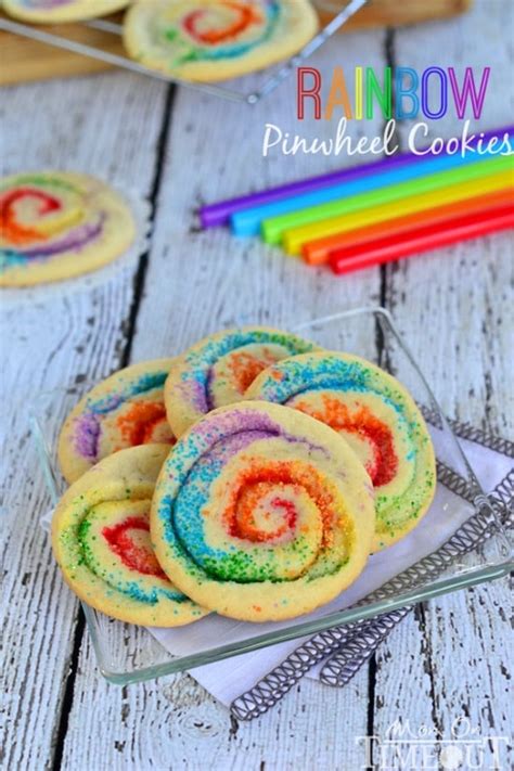 Rainbow Pinwheel Cookies - Mom On Timeout