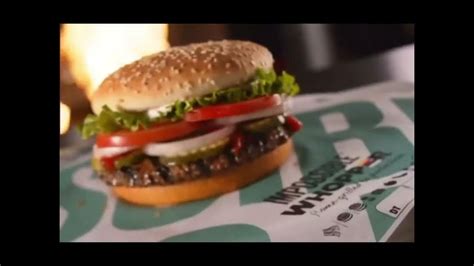 Whopper ad but everytime the guy says whopper it speedens up g - YouTube