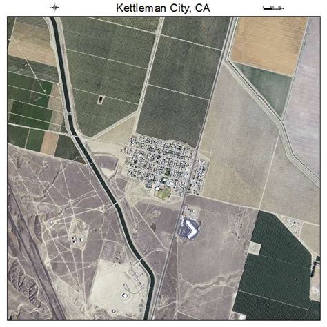 Aerial Photography Map of Kettleman City, CA California