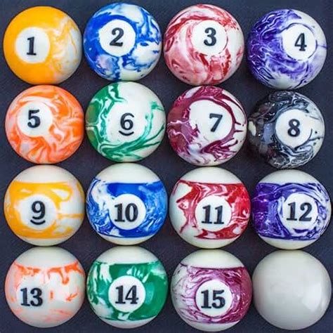 Amazon.com: marble pool balls set