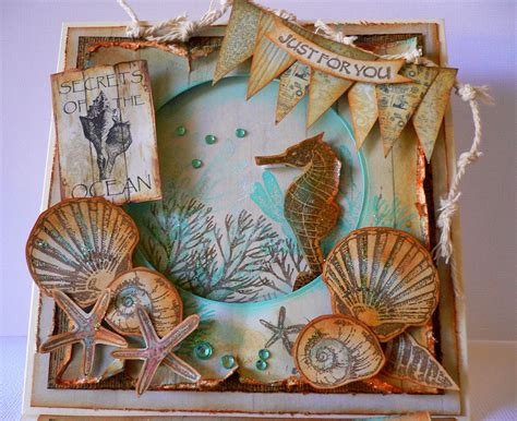 Secrets of the Ocean Card created by Adriana Bolzon | Couture Creations