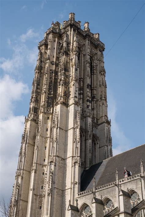 The Cathedral of Mechelen, Belgium. Stock Photo - Image of europe ...