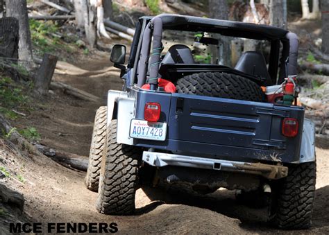 MCE Fenders Front and Rear Fender Flares for 97-06 Jeep Wrangler TJ | Quadratec