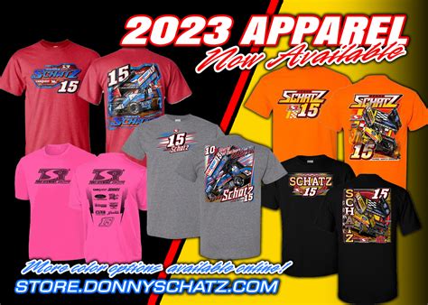 2023 Apparel Now Available! – Donny Schatz