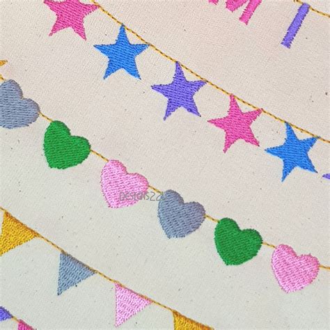 Bunting for Family Embroidery Design - Designs22U