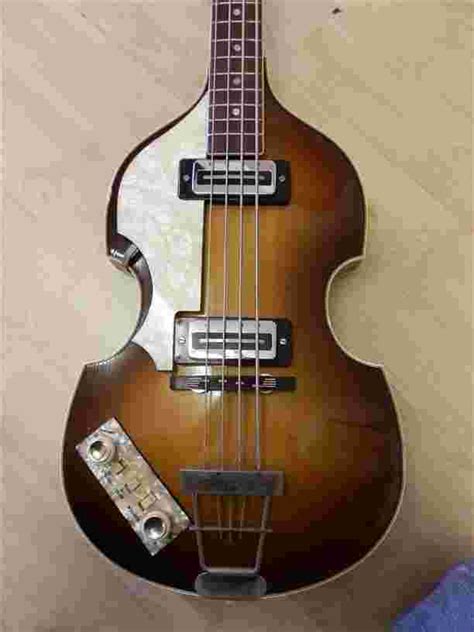 Paul McCartney Used/Played Hofner Bass