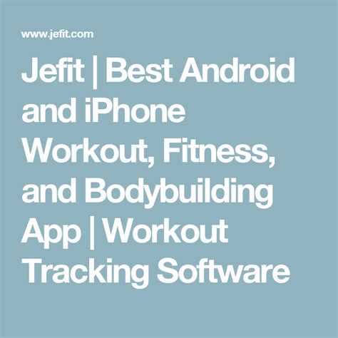 Jefit | Best Android and iPhone Workout, Fitness, and Bodybuilding App | Workout Tracking ...