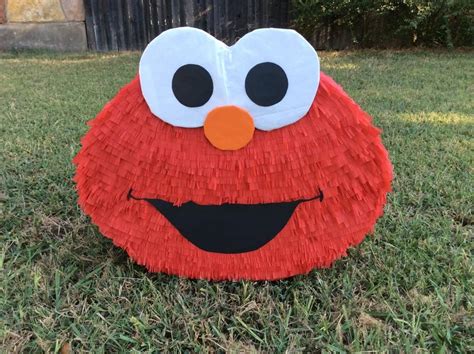 Elmo pinata! Elmo Birthday Party, Sesame Street Birthday Party, Baby ...