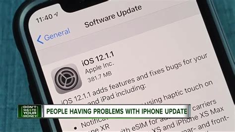 Apple iOS 12.1.1 update causing problems, complaints