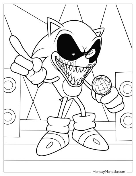 20 Sonic Exe Coloring Pages (Free PDF Printables)