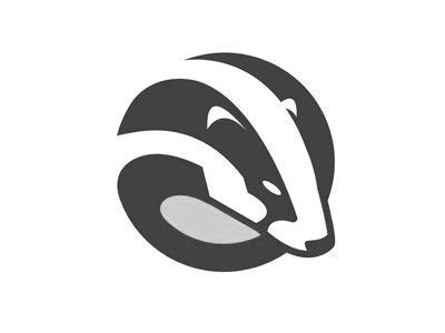 Badger Gfx Design, Icon Design, Design Art, Typography Logo, Art Logo ...