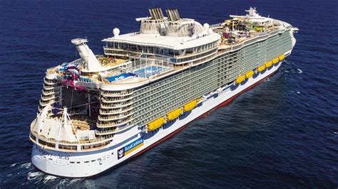 Biggest cruise ship Symphony of the Seas sets sail from Barcelona