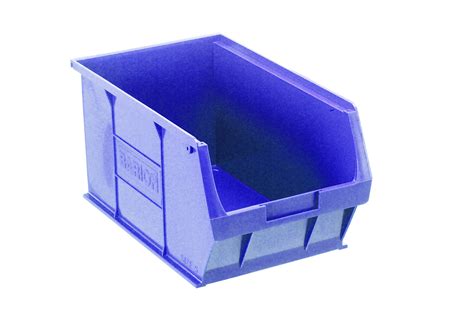 Barton Blue Storage Bins Plastic Stackable Bin 6 Sizes - Store Warehouse Garage | eBay