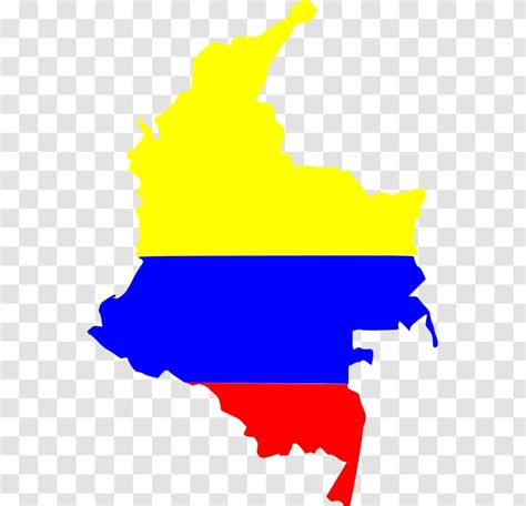 Flag Of Colombia Map Stock Photography Transparent PNG