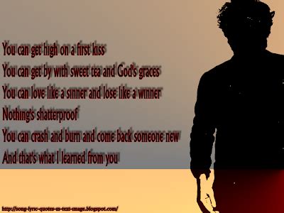 Song Lyric Quotes In Text Image: Sweet Tea And God's Graces - Taylor Swift Song Quote Image