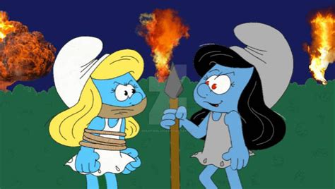 Gray Smurfette Captures Smurfette by Smurfgirl2002 on DeviantArt