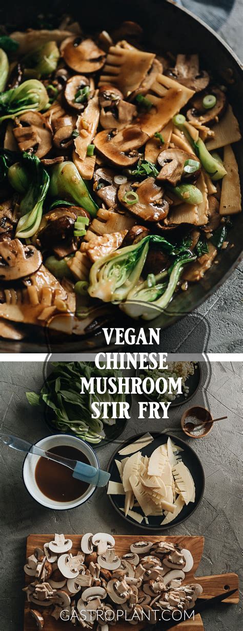 Chinese Mushroom Stir-Fry - Gastroplant