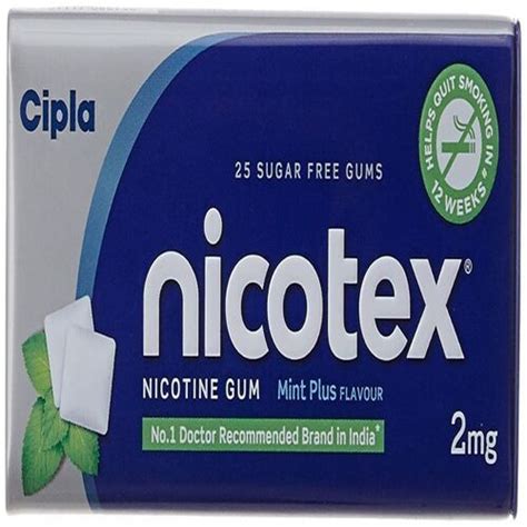 Nicotex (nicotine Polacrilex) Chewing Gum at Best Price in Delhi ...