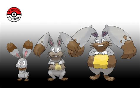 659 - 660 Bunnelby Line by InProgressPokemon on DeviantArt