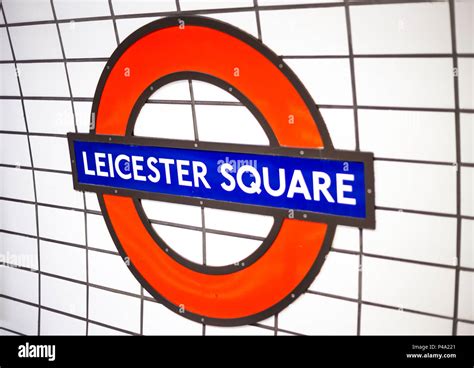 Leicester Square Tube Station London High Resolution Stock Photography ...