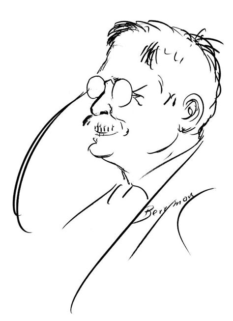 Caricature of Theodore Roosevelt Drawing by Clifford Berryman - Fine ...