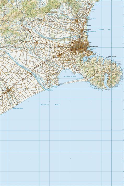 Topo250 map: 23 - Christchurch | Toitū Te Whenua - Land Information New Zealand