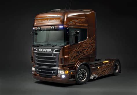 scania, r, r730, scania trucks, scania, tractor, 730 hp, black amber ...