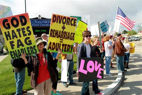 Westboro Baptist picketers met by overwhelming opposition | News | jg ...