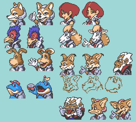 A Bunch of Cut Star Fox 2 Characters : r/starfox