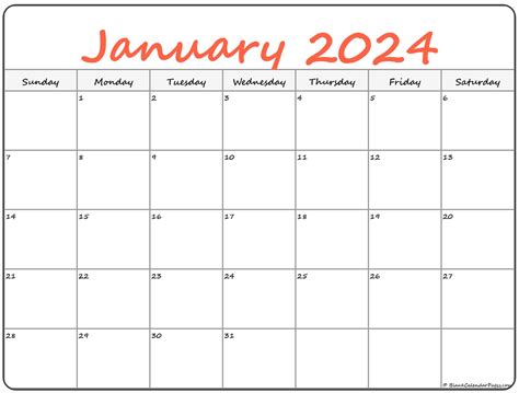 January 2024 calendar | free printable calendars