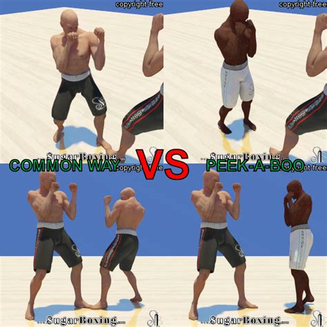 Slip the straight right hand second way: common way vs peekaboo. | Boxing techniques, Martial ...