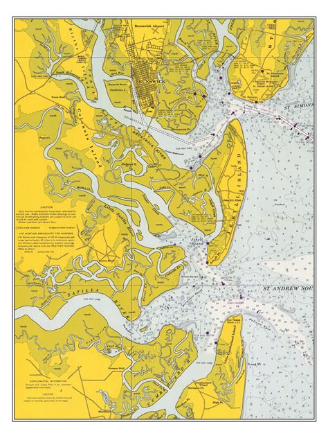 Jekyll Island Map 1968 | Etsy