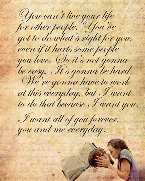 The notebook love quote poster... | Cartas | Pinterest