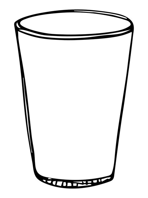 Cute cup of water, juice or soda. Glass illustration. Simple drink clipart 10594912 Vector Art ...